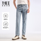 九牧王男裤【空气牛仔裤专业版】秋冬季轻盈透气吸湿速干弹力裤子男