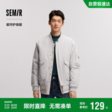 森马棉服男防水防油防污防风冬装厚飞行员棒球领夹克109724112101