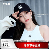 MLB帽子男女棒球帽秋夏软顶鸭舌帽户外休闲送礼3ACP6601N-50BKS