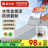 嘉宝莉（CARPOLY）防锈漆水性金属漆入户门改色漆彩钢瓦翻新专用漆油漆涂料中灰3kg