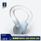 迪卡侬游泳装备耳塞防丢失硅胶带绳儿童灰色硅胶鼻夹2924106