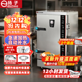 扬子（YANGZI）蒸饭柜商用蒸饭车蒸箱食堂蒸柜饭堂智能蒸饭机小型家用燃气蒸炉液化气煤气蒸包炉包子机 电用节能+升级节能25款【旗舰款】220V 节能小4盘丨220V【约30人用】