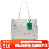 Jordan男女乔丹 涤纶 32L容量 图腾涂鸦 托特包单肩包HM9241-123白 均码