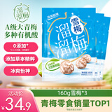 溜溜梅雪梅梅子干 润燥清凉 孕妇儿童 解馋健康休闲零食160g/3袋