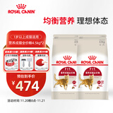皇家成猫猫粮 营养均衡 F32 通用粮 1-7岁4.5kg*2
