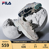 FILA斐乐女鞋跑步鞋情侣同款老爹鞋MARS火星鞋男鞋休闲运动鞋 【女款】奶白/木薯粉-GT 39