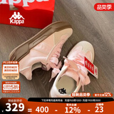KAPPA卡帕女鞋厚底滑板鞋子女2025秋冬新款运动休闲鞋软底德训鞋小粉鞋 奶茶粉 38