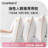拉芙菲尔五星级酒店枕头防头油抗菌成人家用深度睡眠高弹枕芯单人 