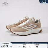 茵宝（Umbro）漫游鞋R708复古跑鞋Vibram鞋底运动鞋男鞋休闲鞋女鞋 砂色（男款） 42