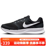 耐克NIKE跑步鞋男缓震透气RUN SWIFT 3运动鞋DR2695-002黑白45