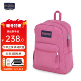 JANSPORT杰斯伯双肩包男背书包女休闲学生校园包 47LWEW6 黑梅粉