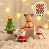 杞乐圣诞节礼物桌面小摆件送女生男友闺蜜平安夜圣诞树老人工位装饰品 圣诞礼物四件套（精美礼袋）
