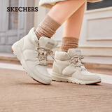 斯凯奇（Skechers）面包鞋秋冬季女靴短筒雪地靴舒适增高厚底高帮鞋144194