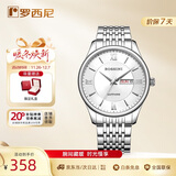 罗西尼（ROSSINI）手表男款 生日礼物石英男士手表简约商务白盘钢带618573