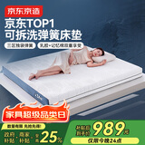 京东京造家居晚安地球经典款2.0 乳胶+记忆棉独袋弹簧床垫1.8×2米