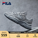 斐乐（FILA）跑步鞋老爹鞋男子跑步鞋MARSⅡ火星二代情侣款复古运动鞋休闲鞋 合金灰-AL-F12M131116F 41