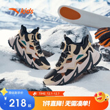 安踏儿童男童二棉鞋加绒保暖靴子大童户外雪地靴运动鞋A312346908H
