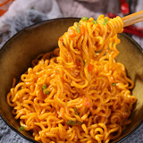 同碗福蟹黄拌面方便面袋装咸蛋黄干拌面泡面整箱蟹黄面酱料速食食品批发 蟹黄拌面5包+火鸡面5包