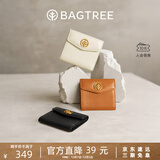 BAGTREE包包树 真皮钱包复古多卡位卡包女士头层牛皮钱包生日礼物女 焦糖色【bag tree女包】