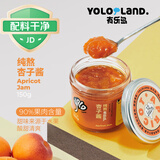 有乐岛配料干净纯熬杏子酱150g 无添加白砂糖90%果肉果酱涂抹面包