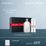 卡尔文克雷恩（Calvin Klein）CK便携试香香水礼盒套装(CK ONE 浓香10ml+CKO1.2ml*2+80回购券)