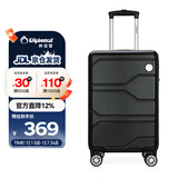 Diplomat外交官商务万向轮拉杆箱旅行箱TSA密码箱行李箱TC-6902黑色20英寸