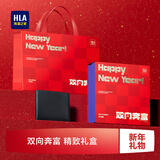 海澜之家【新年礼物】短款钱包男士2026新款真皮钱夹礼盒零钱送老公男友