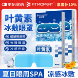 FIT MOMENT叶黄素冷敷眼贴冰敷眼罩缓解眼疲劳干眼涩视力模糊儿童护眼贴10贴