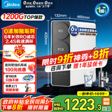 美的（Midea）出品WAHIN华凌净水器家用厨下式净饮机国家补贴净水机RO反渗透直饮机6年长效RO1200g大通量