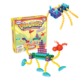 POPULAR PLAYTHINGS竹节棍积木玩具男孩3-6岁幼儿园儿童早教汽车建筑立体拼插模型 90003柔性竹节棍68片