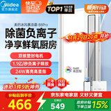 美的（Midea）凉霸厨房卫生间集成吊顶照明一体遥控排气换气吹风负离子除菌B8P