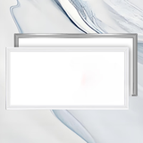 灯具大全2024厨房灯300x600 集成吊顶灯卫生间灯扣板嵌入式led平 300*600烤漆白框长灯18W白光