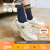 斯凯奇小白熊|女鞋秋冬季透气小白鞋增高复古老爹鞋运动鞋11931