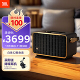 JBL 音乐世家A300WiFi蓝牙音箱 便携户外音响 家用电脑桌面HIFI无损低音炮 国家补贴 礼物送男生 黑色