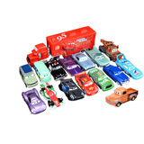 Mattel赛车 汽车总动员3玩具车 麦昆 板牙 麦大叔 合金玩具小车模套装 16款组合