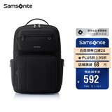 新秀丽（Samsonite）电脑包双肩包商务背包笔记本包休闲都市36B*09019 黑色 16英寸 