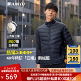 君羽户外羽绒服情侣款轻薄鹅绒服800蓬鹅绒秋冬防风保暖羽绒衣C52021 男款—宝蓝 3XL 推荐男181-200斤/女131-140斤