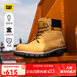 CAT卡特经典大黄靴马丁靴男鞋牛皮面固特异户外工装靴P725756P1EDC25 经典款 42