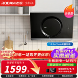 老板油烟机小尺寸大吸力免拆洗侧吸烟灶套装黑色21A5H白色21A6H低噪音一级能效天然气 以旧换新 21A5H静谧黑