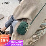 viney牛皮包包女包小众手机包洋气单肩斜挎包生日礼物高级感送女友老婆