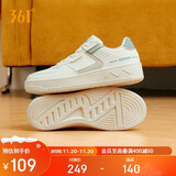 361°运动女鞋秋冬季学生复古厚底增高小白休闲板鞋子女682116601F-10