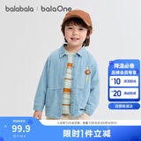 巴拉巴拉balaOne宝宝衬衫牛仔外套男童女童2025秋装宽松208325102203