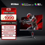 AOC 27英寸4K超频190Hz/FHD 380Hz双模 HDR400 10bit 硬件低蓝光 三角洲游戏电竞显示器 宙斯盾U27G4F