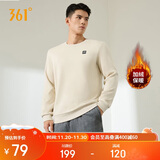 361°卫衣男装秋冬季长袖运动服休闲圆领宽松加绒上衣服652344801D-8