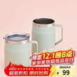 乐扣乐扣（LOCK&LOCK） 遇见咖啡杯保温保冷桌面杯男女办公水杯子475ML薄荷绿LHC4219MIT