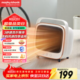 摩飞电器（Morphyrichards）取暖器冷暖风机家用办公室卧室小型电暖器学生桌面迷你柔音取暖电器电暖气MR2019