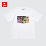 优衣库男装女装UT ONE PIECE印花T短袖T恤480698 00 白色 L /175/100A