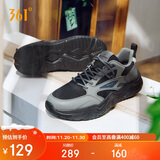 361°运动鞋男秋冬季网面厚底增高休闲通勤老爹跑步鞋子男672426763F-5