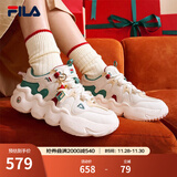 斐乐帕尼尼圣诞款FILA PANINI XMAS女鞋运动鞋男鞋篮球鞋情侣老爹鞋 雪白/百合白-SL【女款】 38
