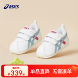 亚瑟士亚瑟士童鞋新款男女儿童经典运动皮面休闲鞋学步鞋 100_白花色 21 小童（内长13CM）